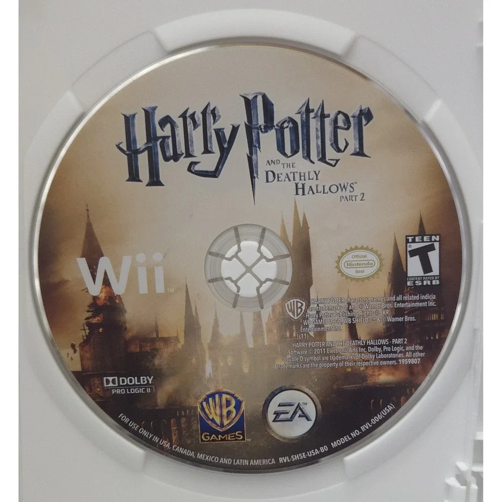 Harry Potter and the Deathly Hallows Part 2 - Nintendo Wii 2011 - Complete (CIB)